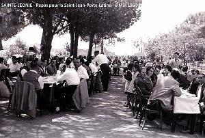 Sainte-Leonie - Saint-Jean-Porte-Latine - Repas du 6 Mai 1960